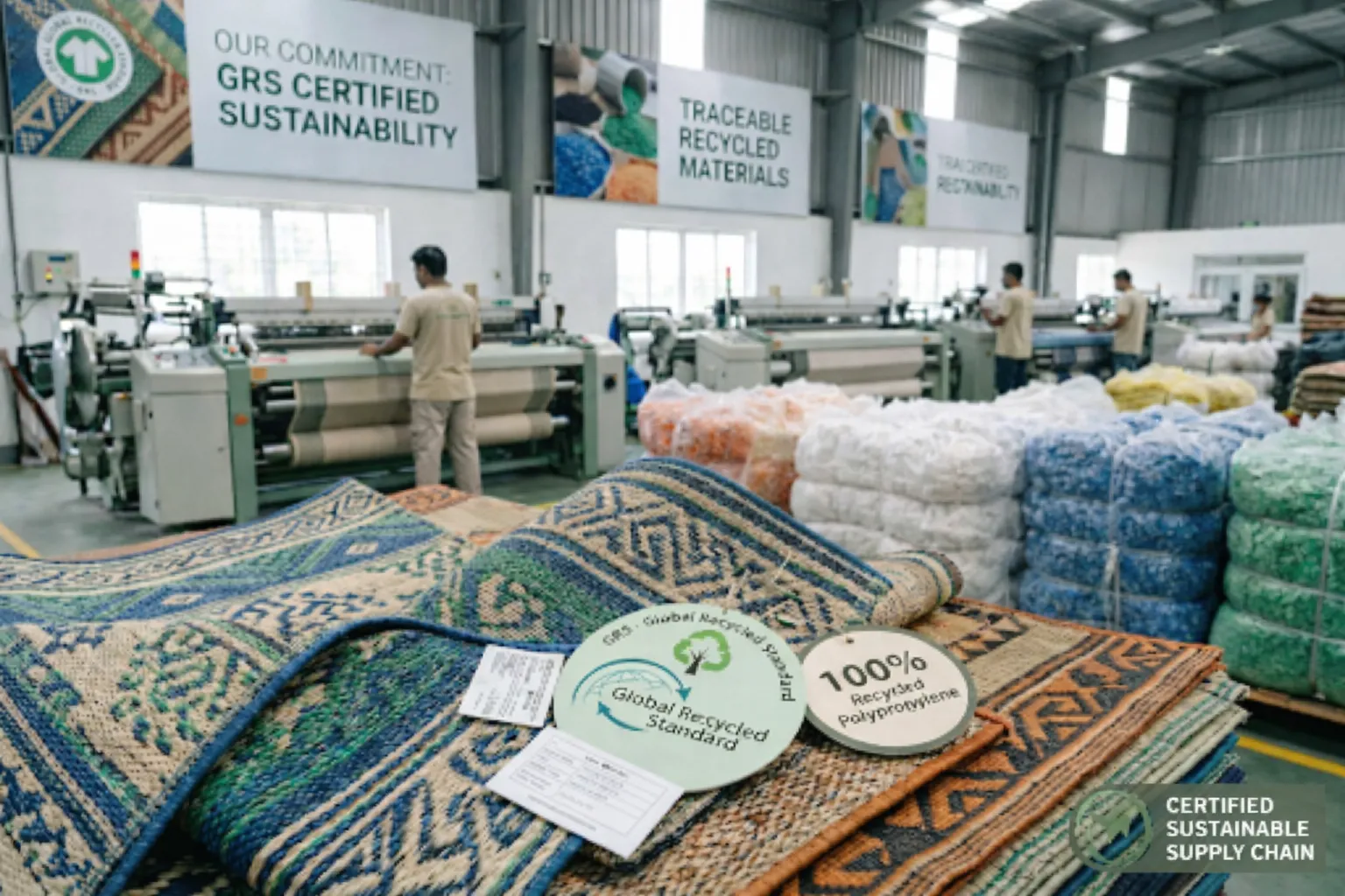 GRS certification mat supplier